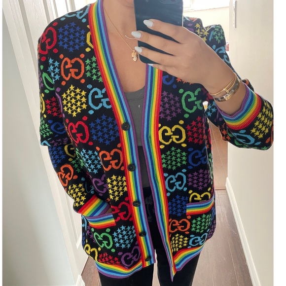 Gucci Psychedelic Cardigan Sweater 
